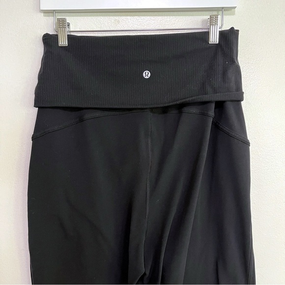 BOGO! Lululemon Align Ribbed Waist Cropped Jogger Black Size 8 - Picture 8 of 11